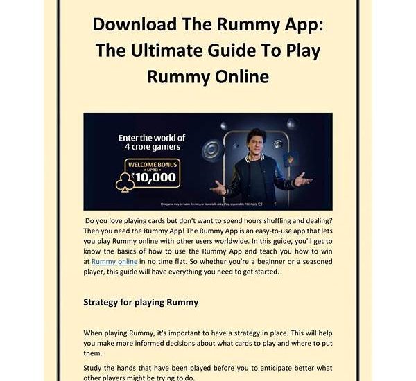 The Ultimate Guide to Finding the Best Rummy App To Download